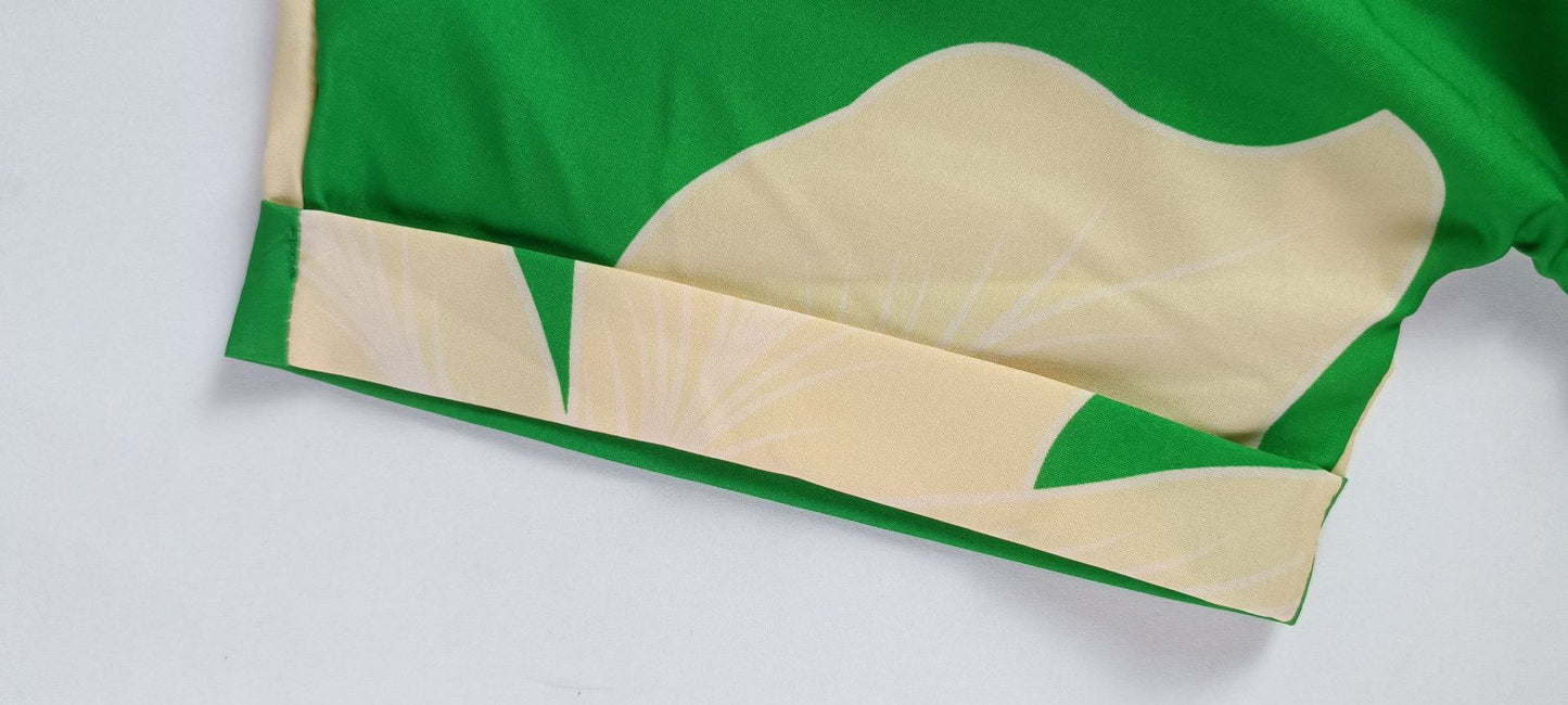 Robe d’été élégante à imprimé tropical