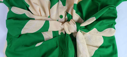 Robe d’été élégante à imprimé tropical