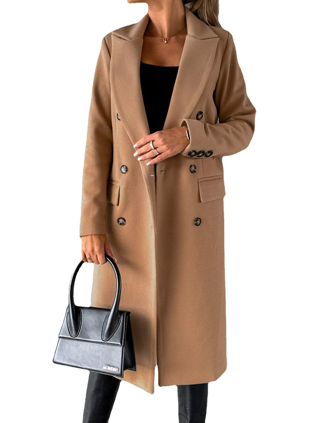 Manteau long chic d’hiver