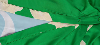 Robe d’été élégante à imprimé tropical